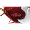 Chanel 90s Red Lambskin Quilted Mini CC Flap Messenger