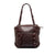 Brown Chanel Lady Braid Shopping Tote