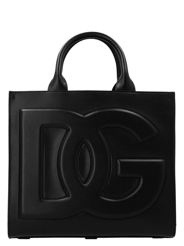 Logo Handbag Borse A Mano Nero