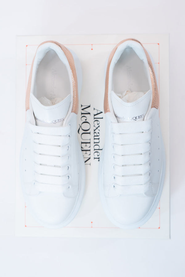 Sneakers White Oro rosa Donna