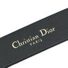 Christian Dior Black Ultrasoft CD Saddle 20mm Belt