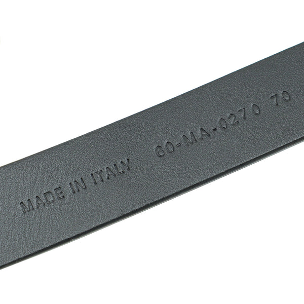 Christian Dior Black Ultrasoft CD Saddle 20mm Belt