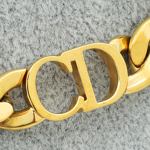 Christian Dior Gold Finish 30 Montaigne Choker Necklace