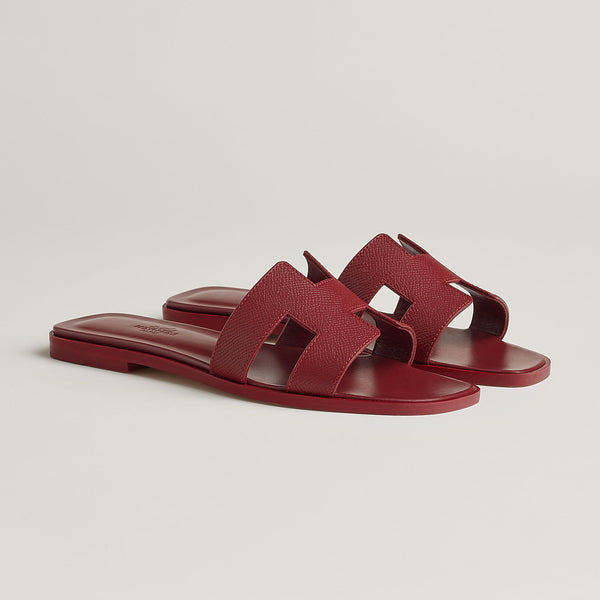 Oran burgundy sandals