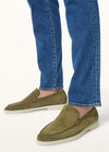 Men's Murano Green Suede Summer Walk Loafers