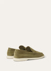 Men's Murano Green Suede Summer Walk Loafers