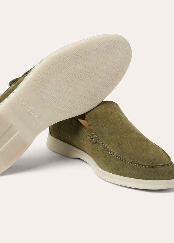 Men's Murano Green Suede Summer Walk Loafers