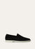 Men's Summer Walk Black Suede Loafers