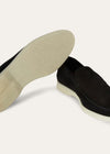 Men's Summer Walk Black Suede Loafers