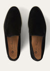 Men's Summer Walk Black Suede Loafers