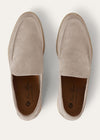 Men's Summer Walk Loafers in Beige Suede