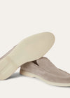 Men's Summer Walk Loafers in Beige Suede