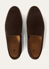 Men's Chocolate Suede Summer Walk Loafers