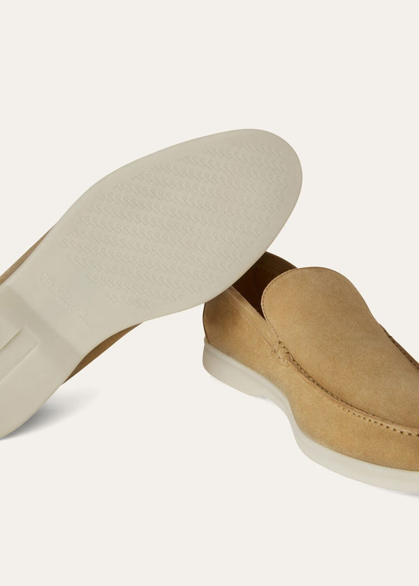 Men's Khaki Suede Summer Walk Loafers