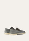 Men's Summer Walk Loafers in Grey Suede