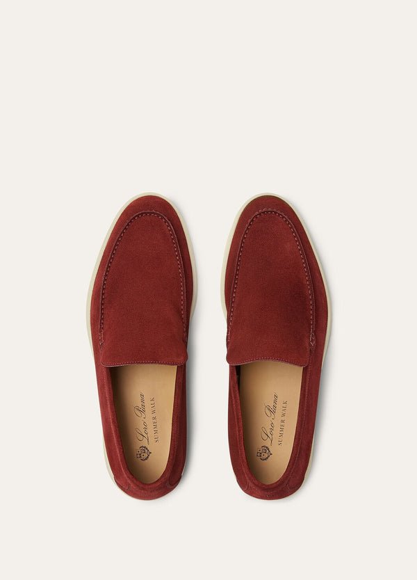 Men's Red Suede Summer Walk Loafers