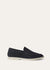 Men's Summer Walk Blue Suede Loafers
