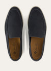 Men's Summer Walk Blue Suede Loafers