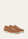 Umber Men's Summer Walk Alligator Leather Loafers