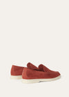 Cinnamon Suede Summer Walk Loafers