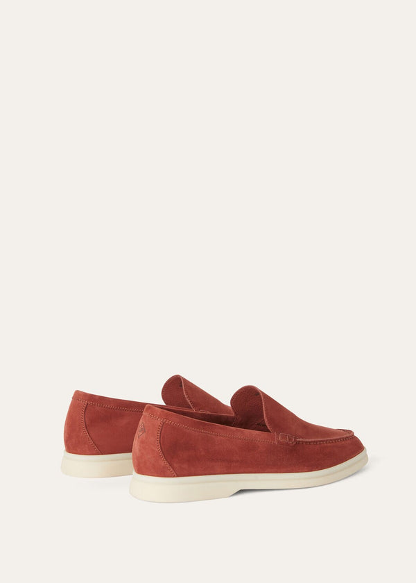 Cinnamon Suede Summer Walk Loafers