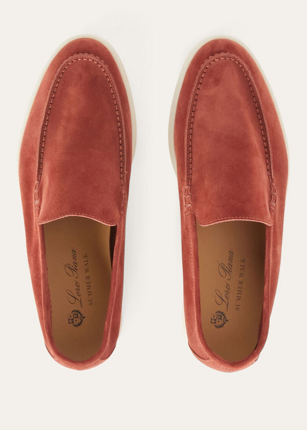Cinnamon Suede Summer Walk Loafers