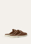Babouche Charms Walk Moccasins in Brown Suede