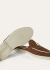Babouche Charms Walk Moccasins in Brown Suede