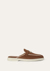 Babouche Charms Walk Moccasins in Brown Suede