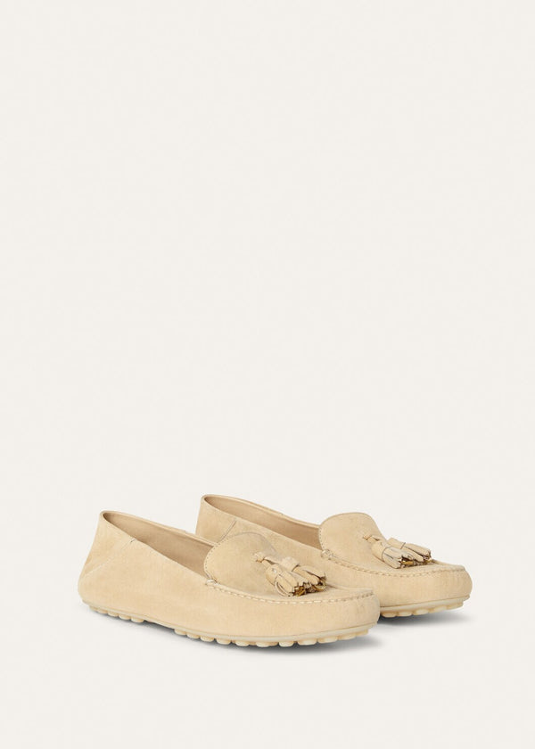 Women's Melonpan Suede Dot Sole Walk Loafers