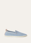 Venice Walk Suede Loafers for Men in Powder