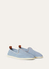 Venice Walk Suede Loafers for Men in Powder
