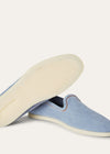 Venice Walk Suede Loafers for Men in Powder