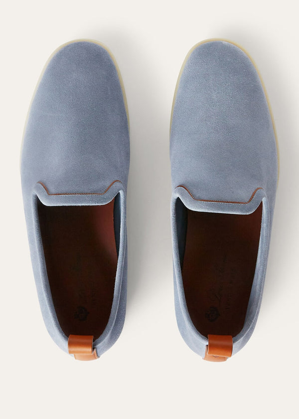 Venice Walk Suede Loafers for Men in Powder