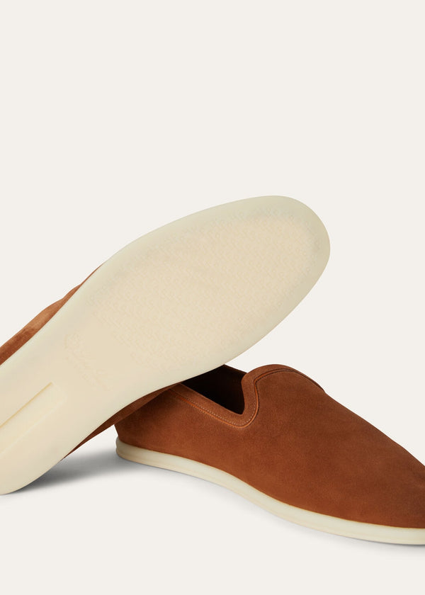 Men's Venice Walk Loafers in Brown Calfskin Suede