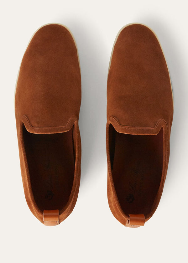 Men's Venice Walk Loafers in Brown Calfskin Suede