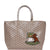 Goyard Goyardine Greige Anjou PM Embroidered Bunny Khaki Bag Palladium Hardware