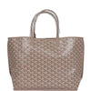 Goyard Goyardine Greige Anjou PM Embroidered Bunny Khaki Bag Palladium Hardware