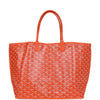 Goyard Anjou PM Orange Goyardine Canvas Palladium Hardware
