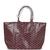 Goyard Goyardine Canvas Burgundy St. Louis PM Tote Palladium Hardware