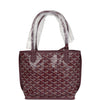 Goyard Goyardine Burgundy Anjou Mini Bag Palladium Hardware