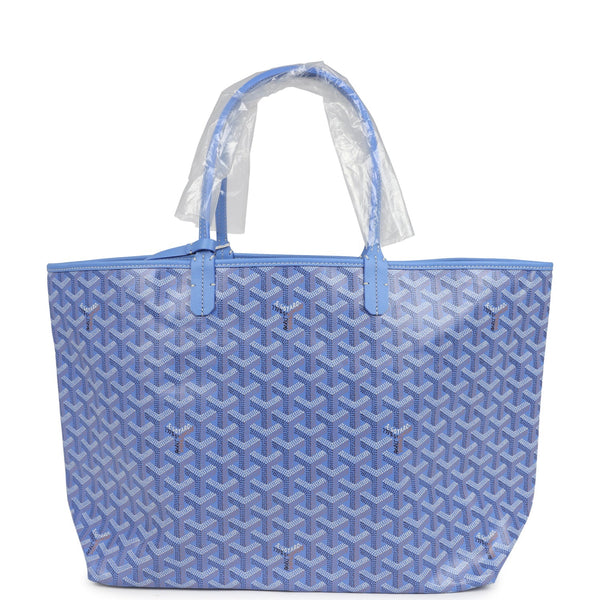 Goyard Goyardine Iris St. Louis PM Tote Bag Palladium Hardware