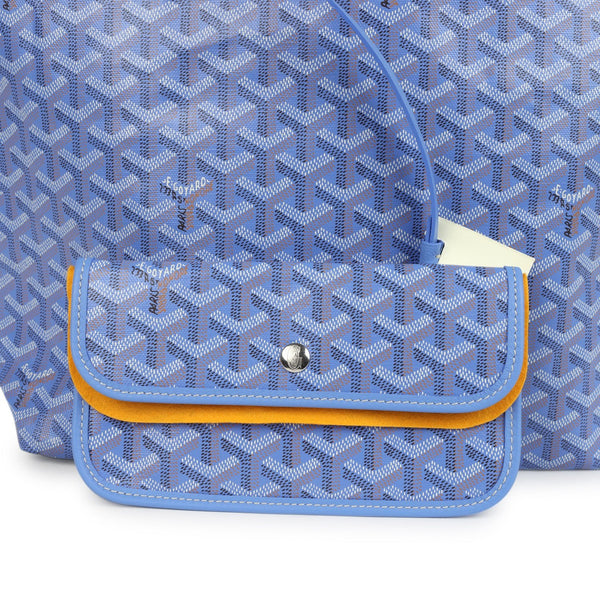 Goyard Goyardine Iris St. Louis PM Tote Bag Palladium Hardware