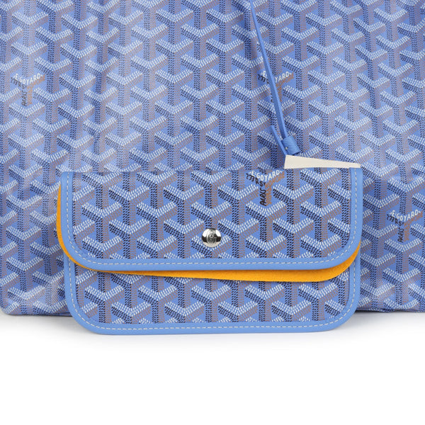 Goyard Goyardine Iris St. Louis GM Tote Bag Palladium Hardware
