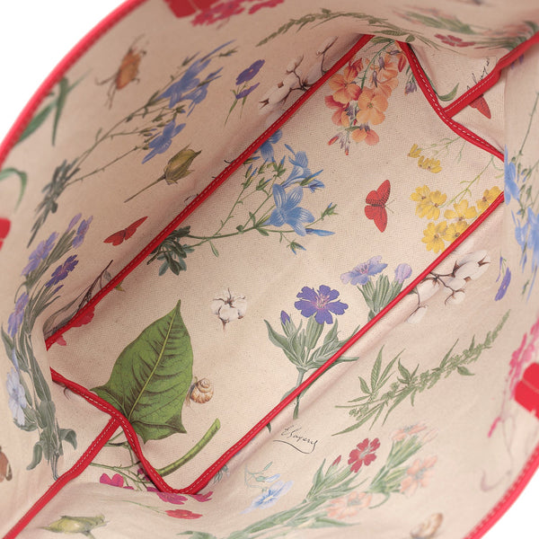 Goyard Goyardine Fuchsia St. Louis PM Tote Bag Palladium Hardware