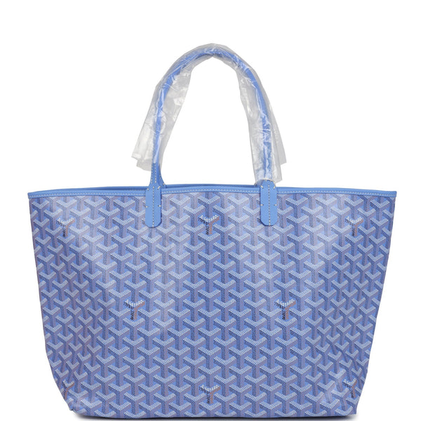 Goyard Goyardine Iris St. Louis PM Tote Bag Palladium Hardware