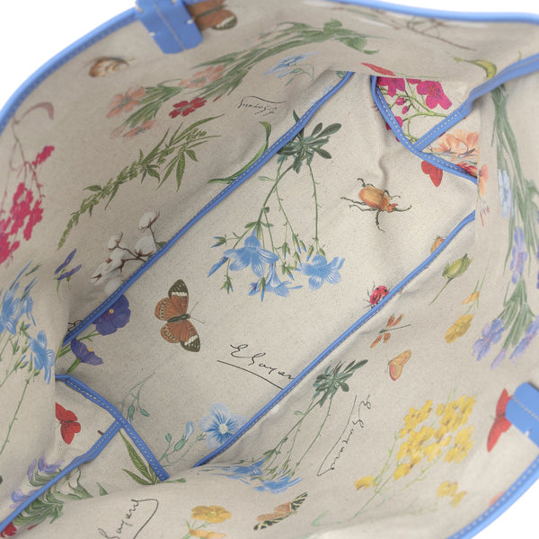 Goyard Goyardine Iris St. Louis PM Tote Bag Palladium Hardware