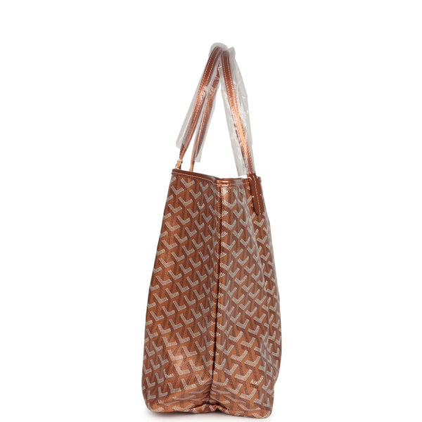 Goyard Goyardine Precious Metals Rose Gold St. Louis PM Tote Bag Rose Gold Hardware