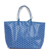 Goyard Goyardine Sky Blue St. Louis PM Tote Bag Palladium Hardware