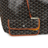 Goyard Goyardine Black and Brown St. Louis GM Tote Bag Palladium Hardware